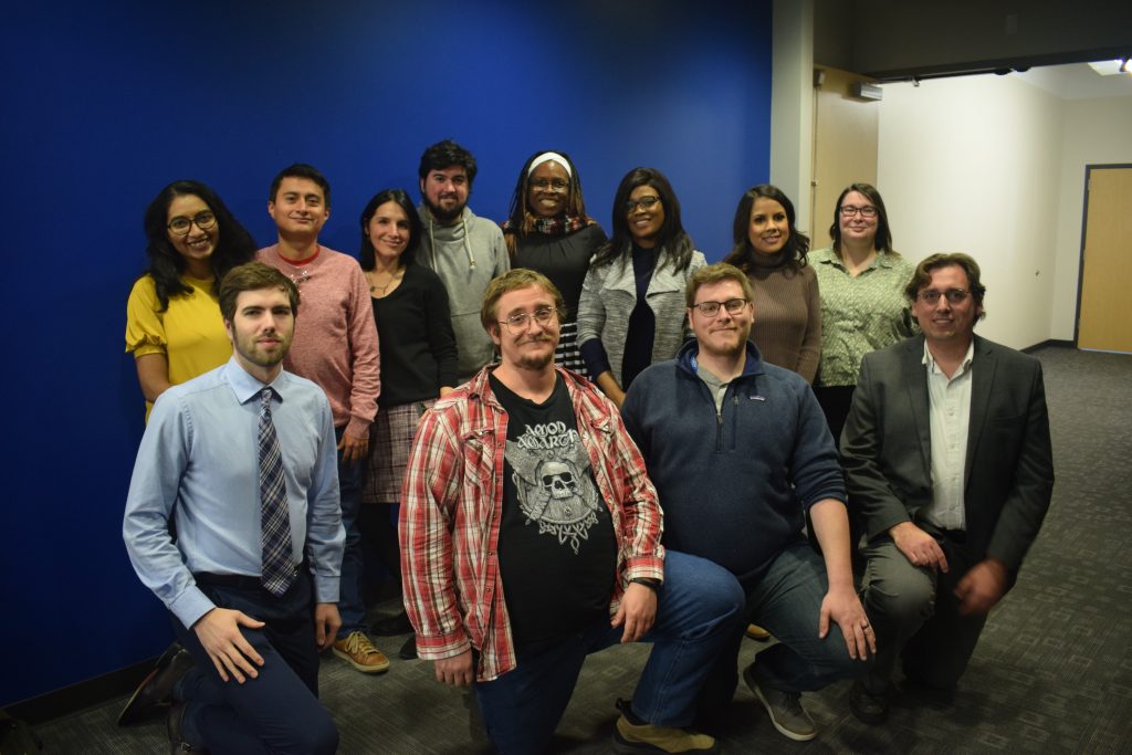 Group photo of students and faculty.